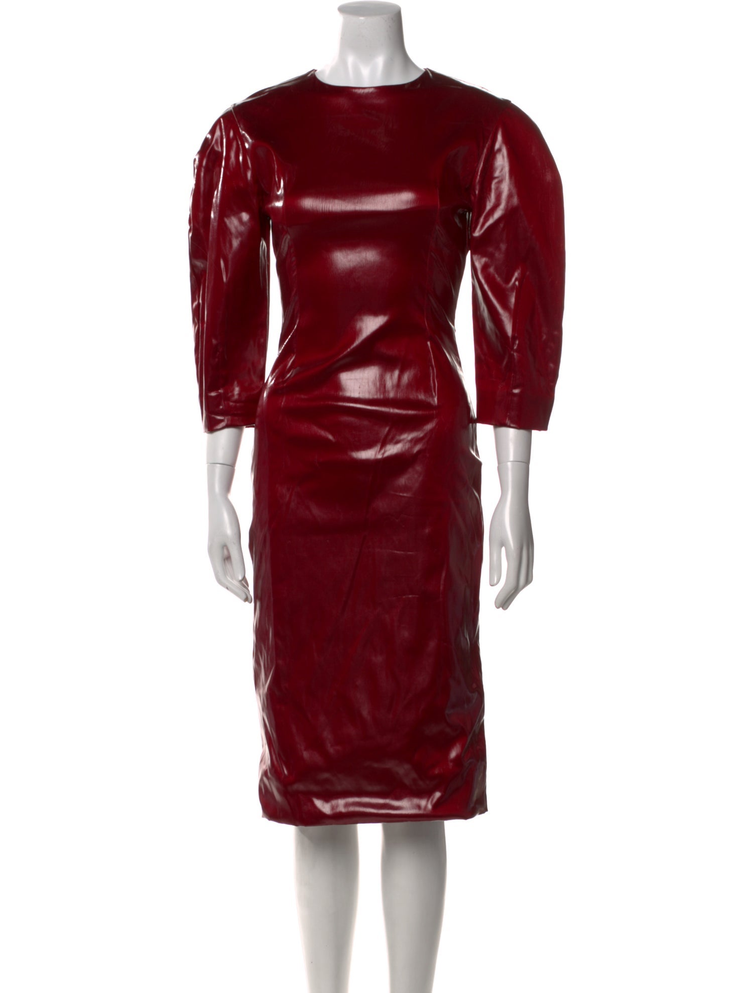 Dolce & Gabbana Crew Neck Midi Length Dress