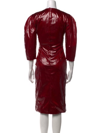 Dolce & Gabbana Crew Neck Midi Length Dress