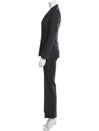 Dolce & Gabbana Virgin Wool Striped Pantsuit