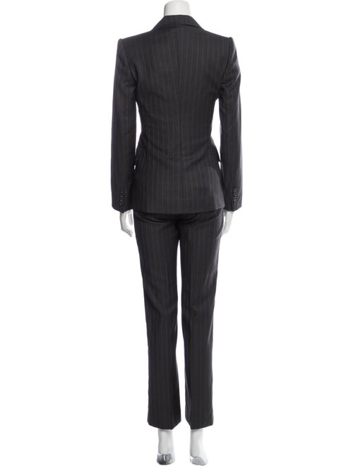 Dolce & Gabbana Virgin Wool Striped Pantsuit