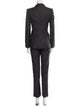 Dolce & Gabbana Virgin Wool Striped Pantsuit