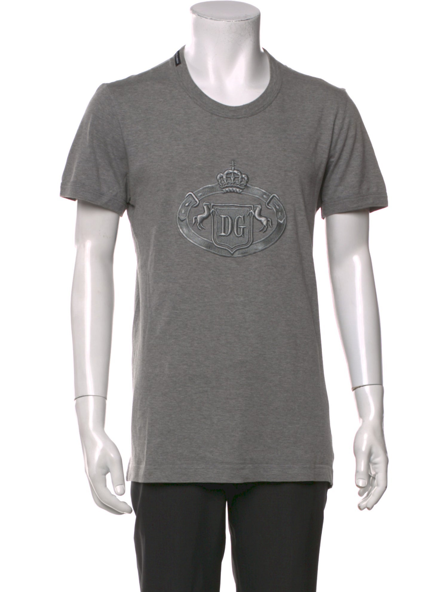 Dolce & Gabbana Graphic Print Crew Neck T-Shirt