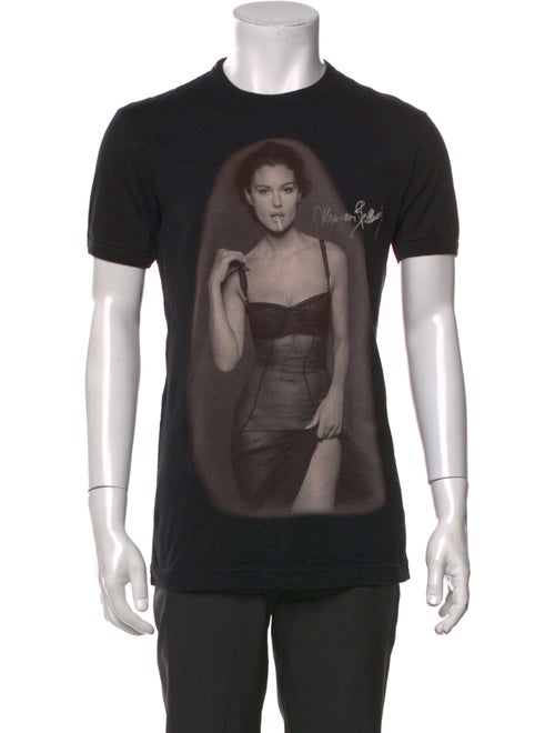 Dolce & Gabbana Majolica Print Crew Neck T-Shirt