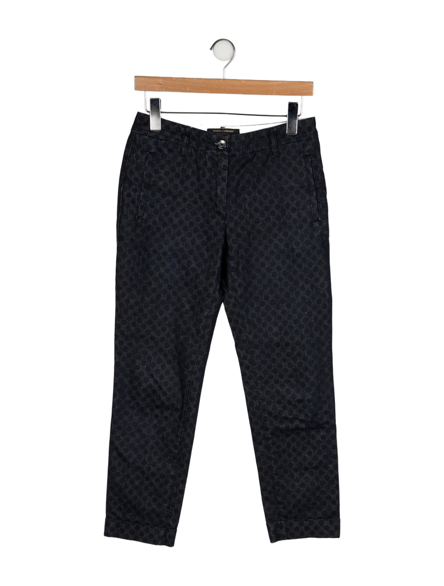 Dolce & Gabbana Mid-Rise Straight Leg Jeans