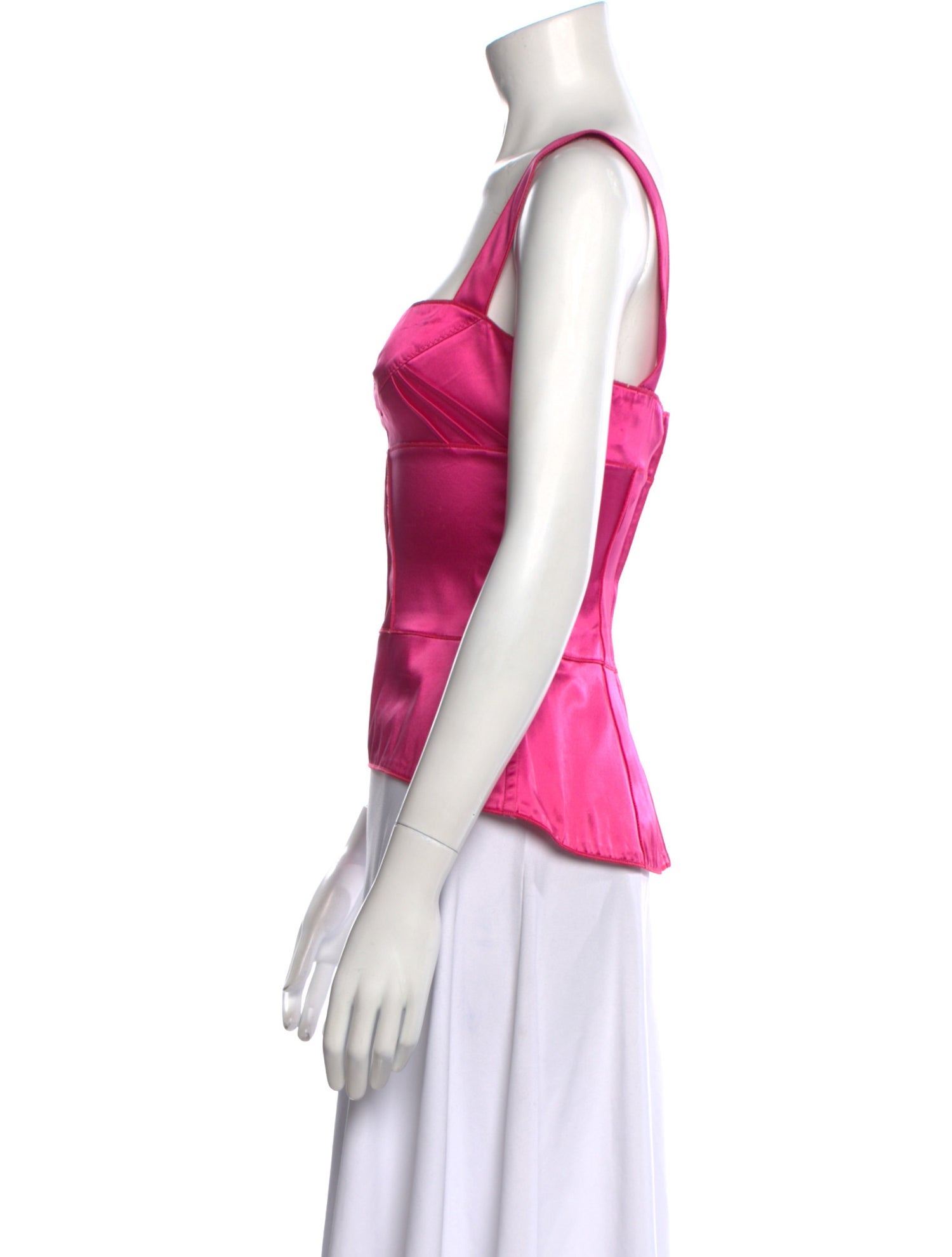 Dolce & Gabbana Silk Square Neckline Top