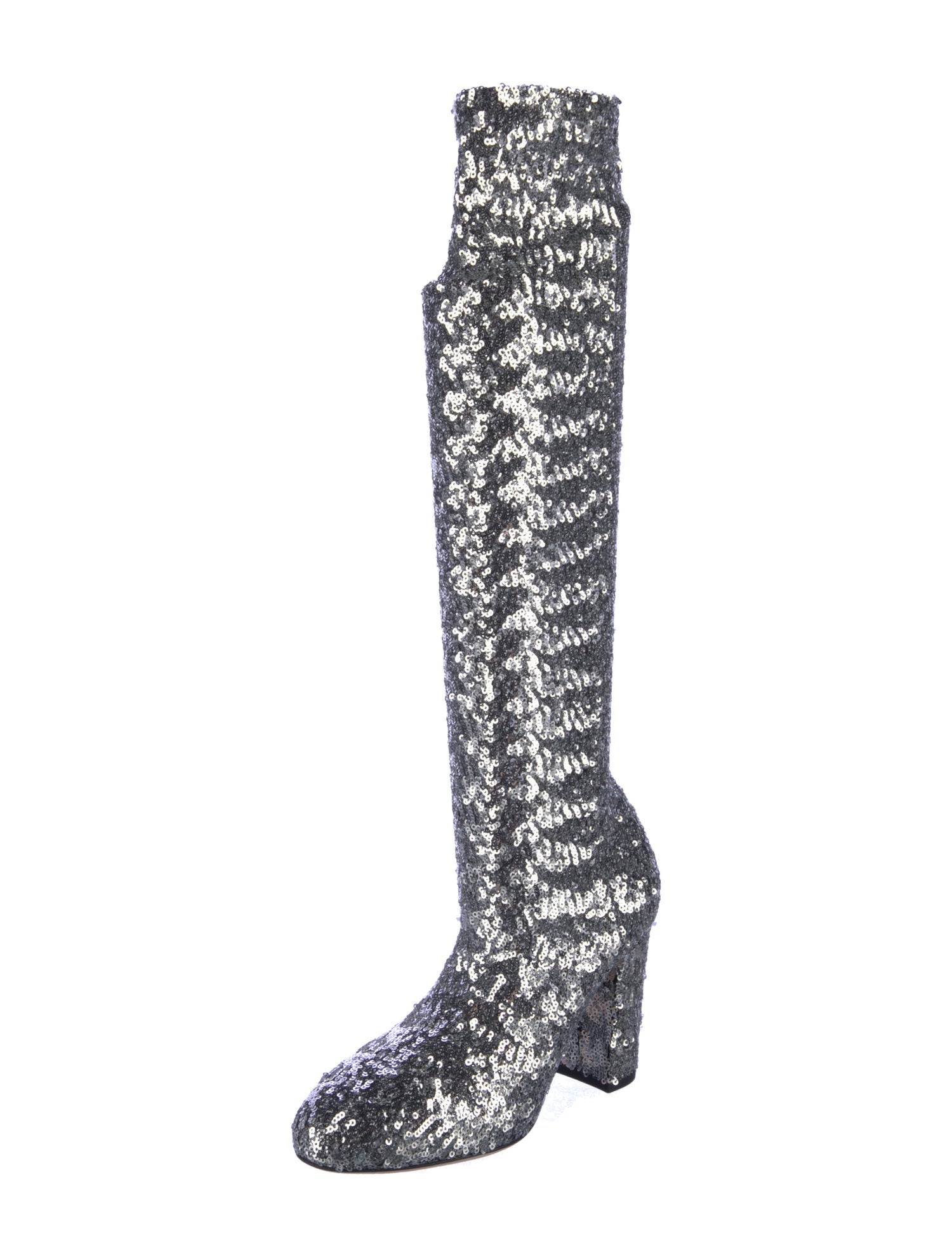 Dolce & Gabbana Sequins Sequin Embellishments Boots