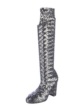 Dolce & Gabbana Sequins Sequin Embellishments Boots