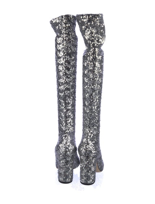 Dolce & Gabbana Sequins Sequin Embellishments Boots