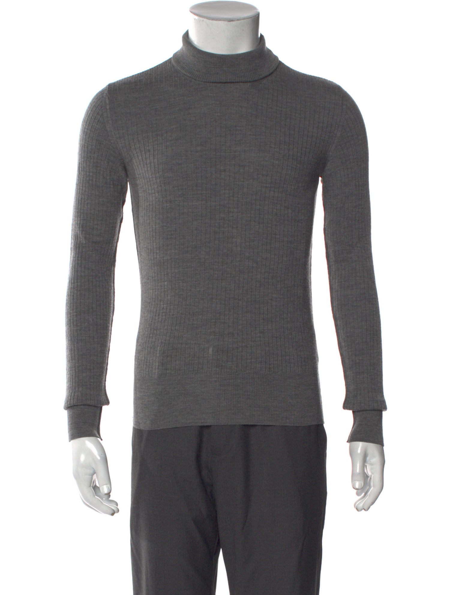 Dolce & Gabbana Virgin Wool Mock Neck Pullover