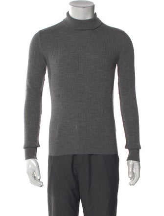 Dolce & Gabbana Virgin Wool Mock Neck Pullover