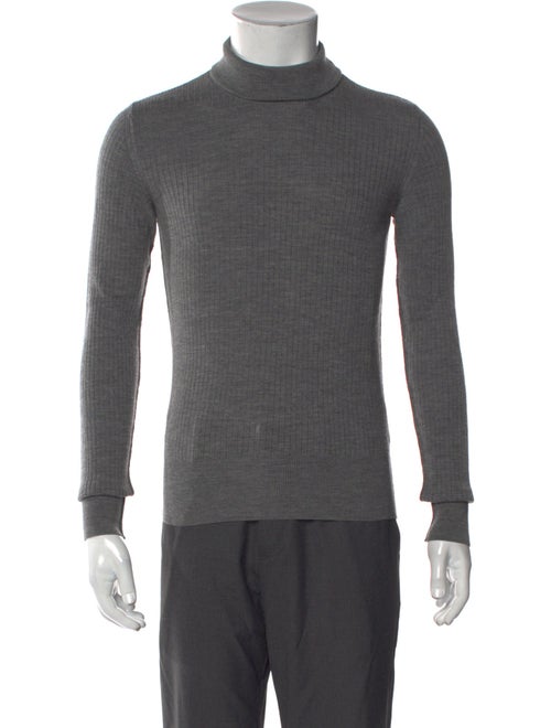Dolce & Gabbana Virgin Wool Mock Neck Pullover