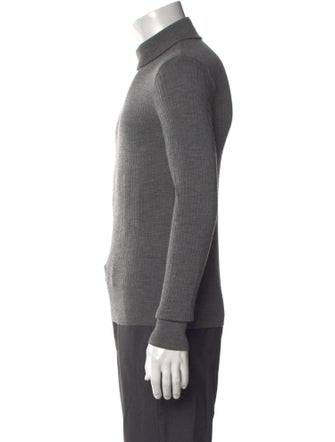 Dolce & Gabbana Virgin Wool Mock Neck Pullover
