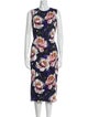 Dolce & Gabbana Floral Print Midi Length Dress