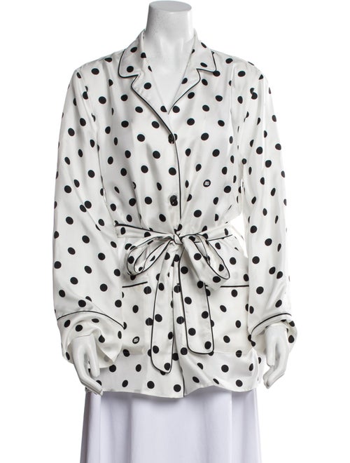 Dolce & Gabbana Silk Printed Robe