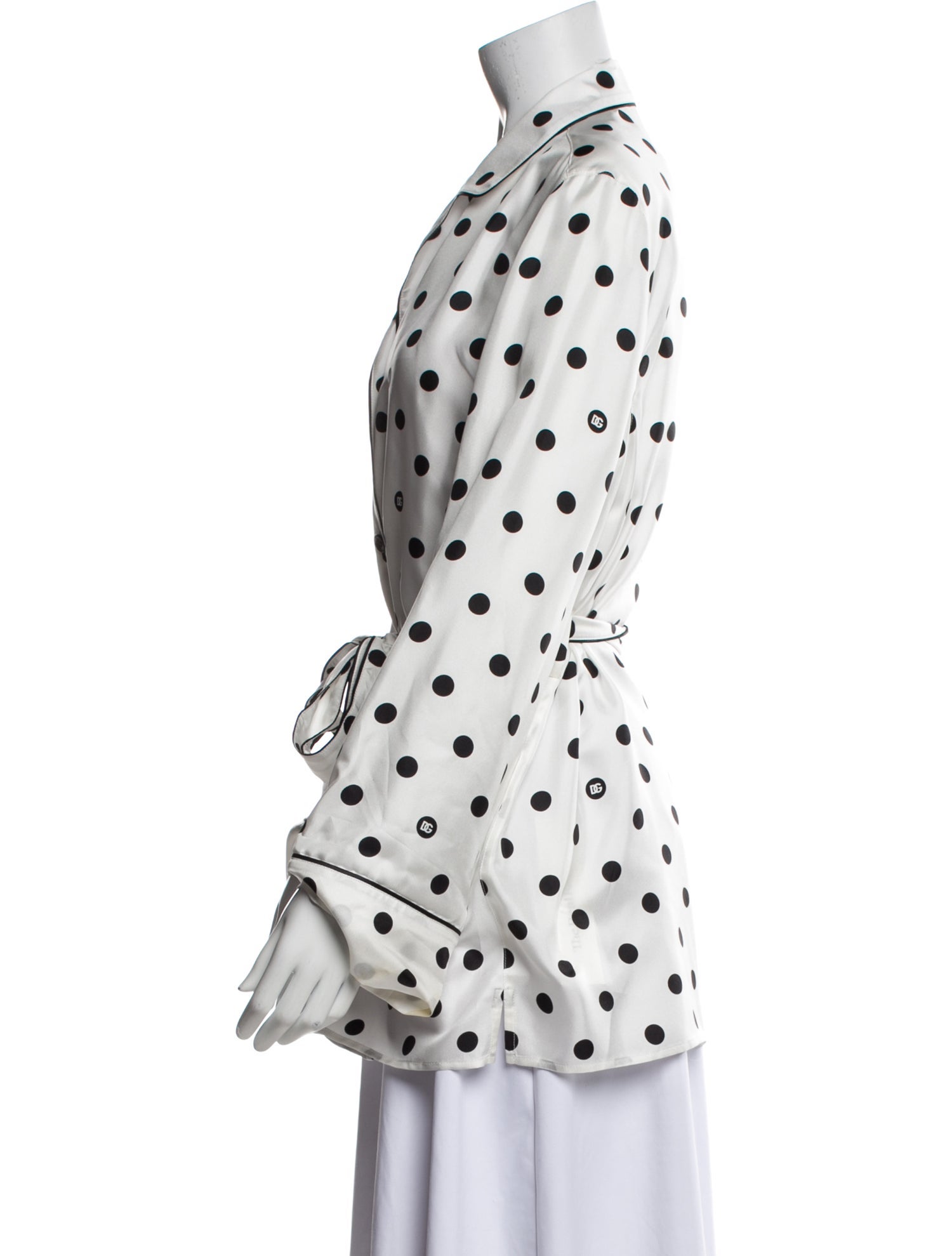 Dolce & Gabbana Silk Printed Robe