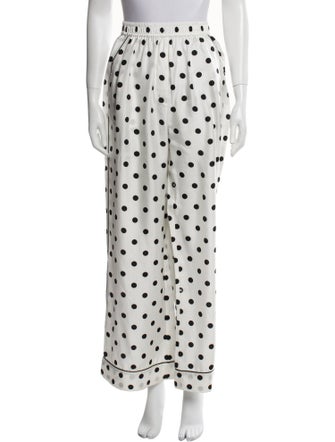 Dolce & Gabbana Silk Printed Sweatpants