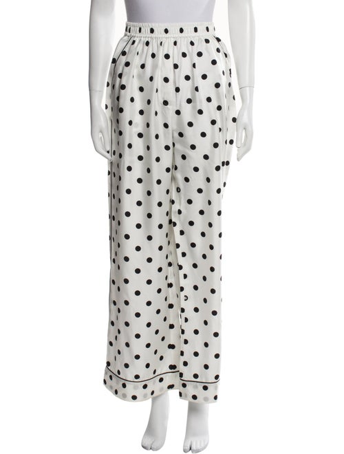 Dolce & Gabbana Silk Printed Sweatpants