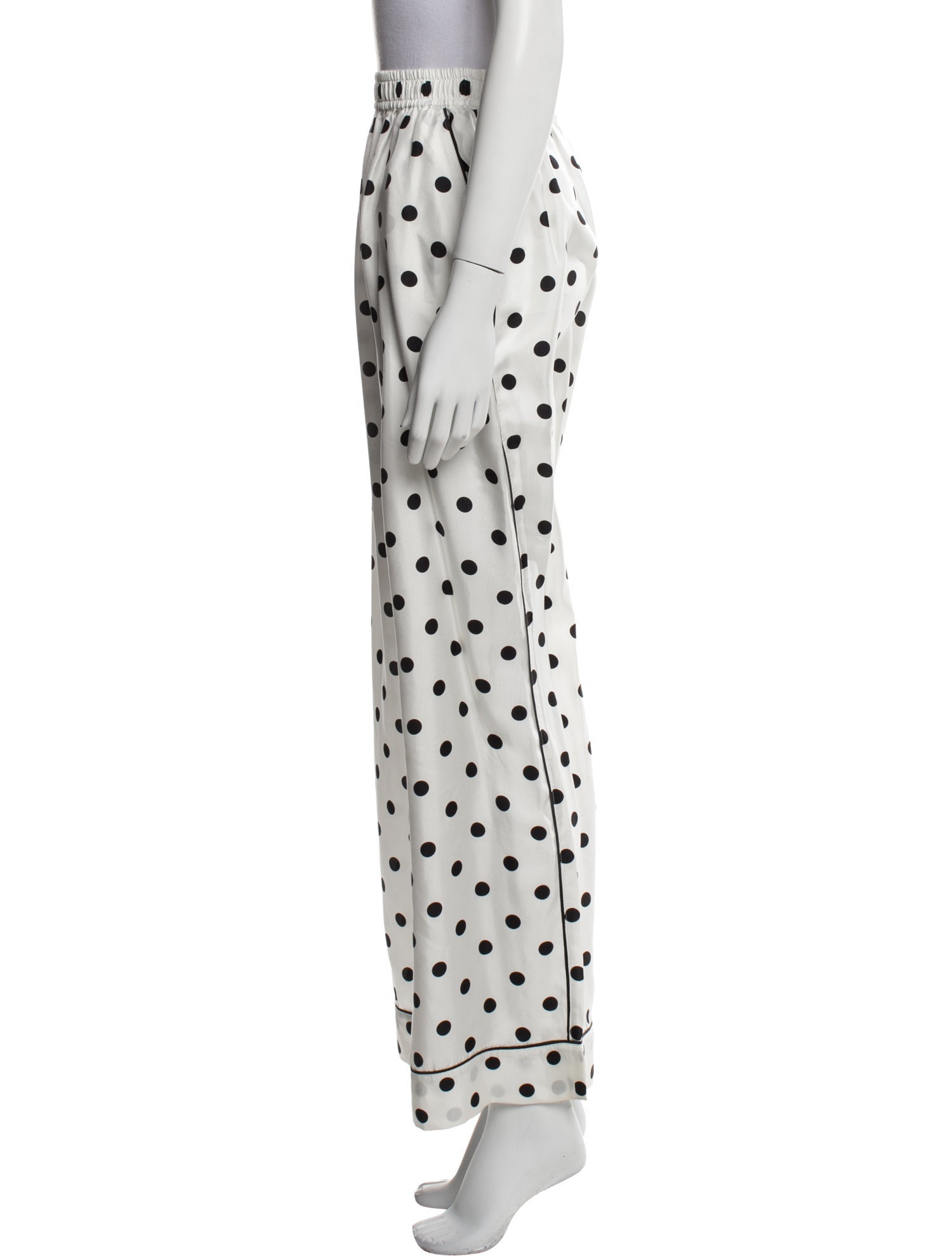 Dolce & Gabbana Silk Printed Sweatpants