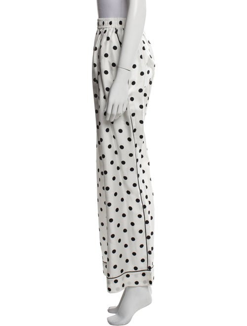 Dolce & Gabbana Silk Printed Sweatpants