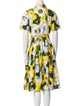 Dolce & Gabbana Floral Print Midi Length Dress