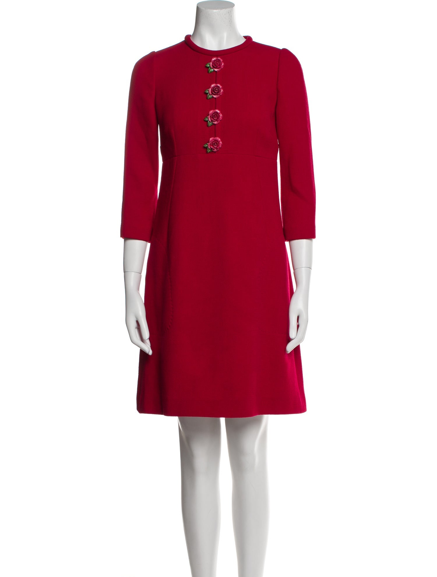 Dolce & Gabbana Wool Mini Dress