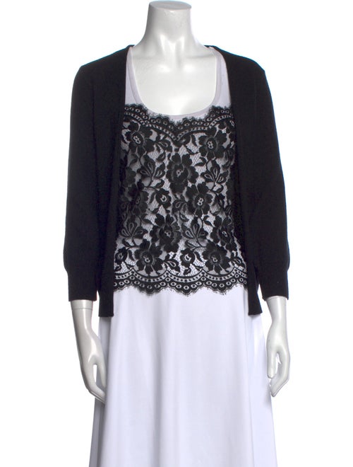 Dolce & Gabbana Cashmere Floral Print Sweater