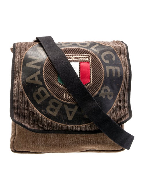 Dolce & Gabbana Canvas Messenger Bag
