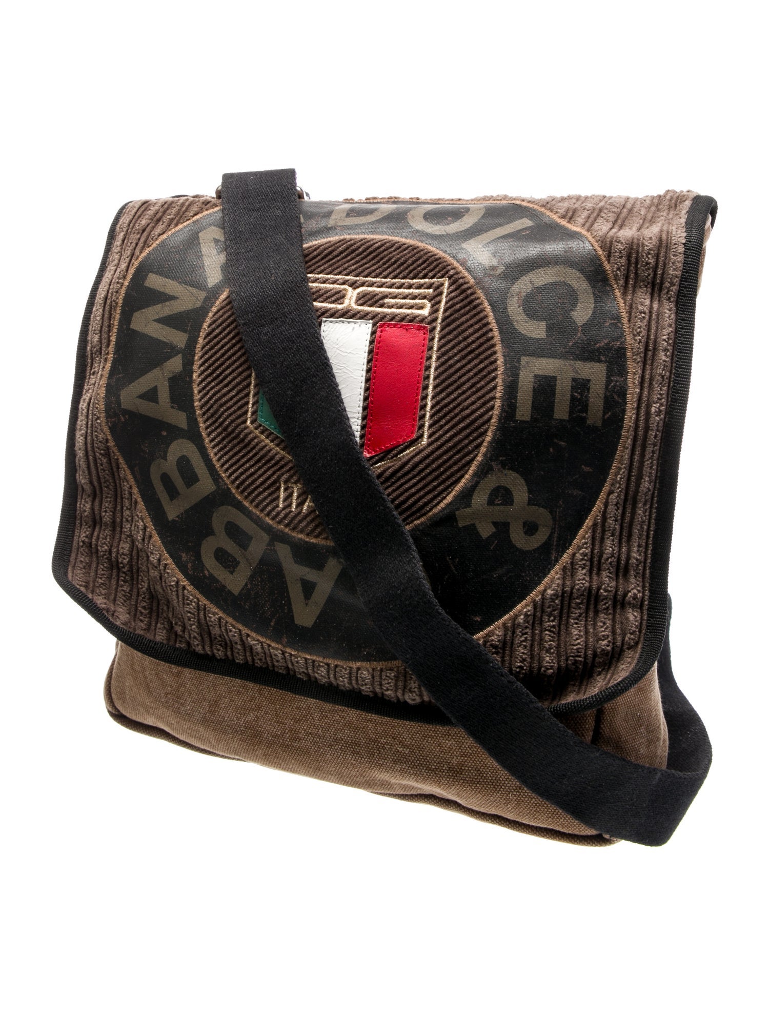 Dolce & Gabbana Canvas Messenger Bag