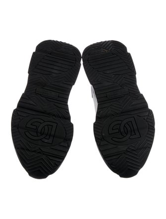 Dolce & Gabbana Leather Printed Sneakers