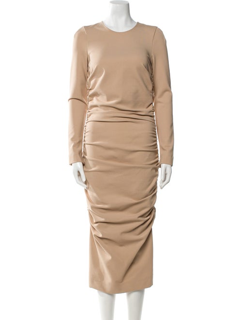 Dolce & Gabbana Crew Neck Midi Length Dress