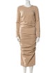 Dolce & Gabbana Crew Neck Midi Length Dress