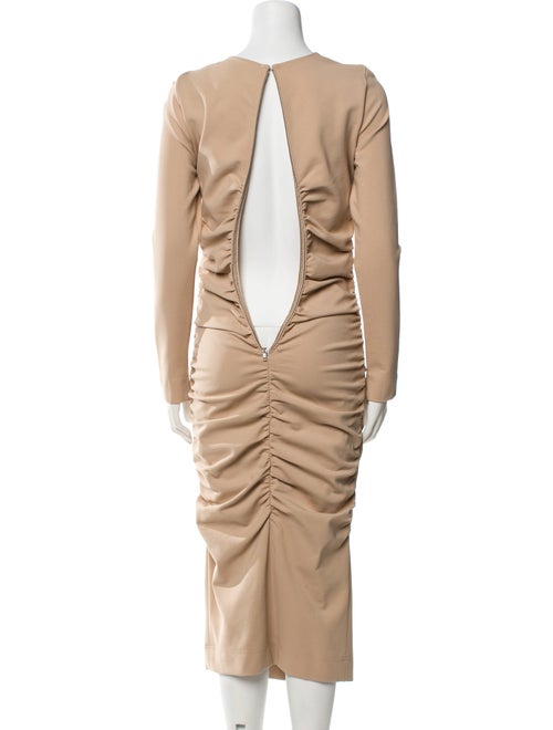 Dolce & Gabbana Crew Neck Midi Length Dress