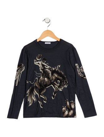 Dolce & Gabbana Boys' Printed Long Sleeve T-Shirt