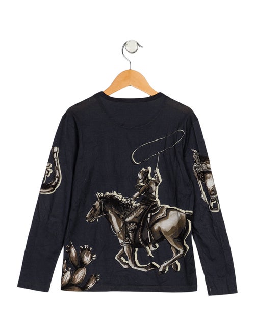 Dolce & Gabbana Boys' Printed Long Sleeve T-Shirt