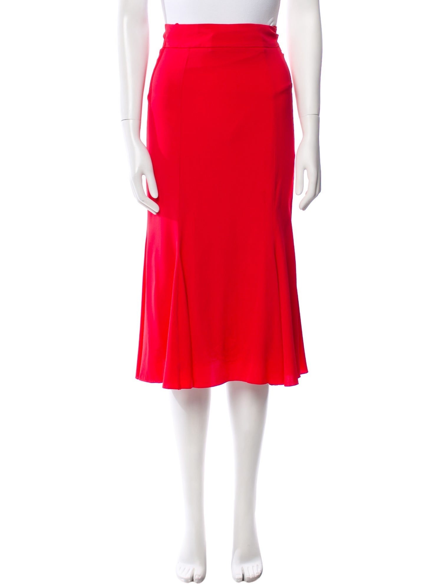 Dolce & Gabbana Silk Midi Length Skirt w/ Tags