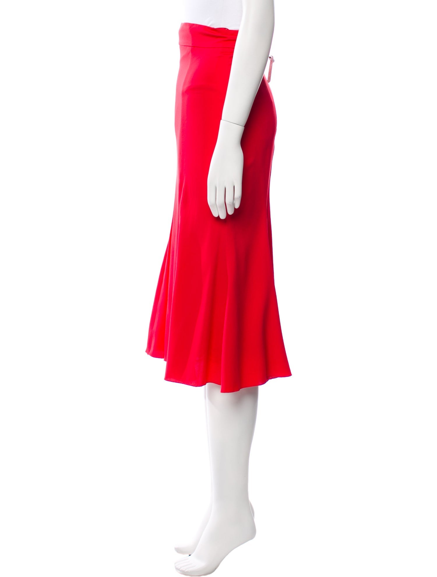 Dolce & Gabbana Silk Midi Length Skirt w/ Tags