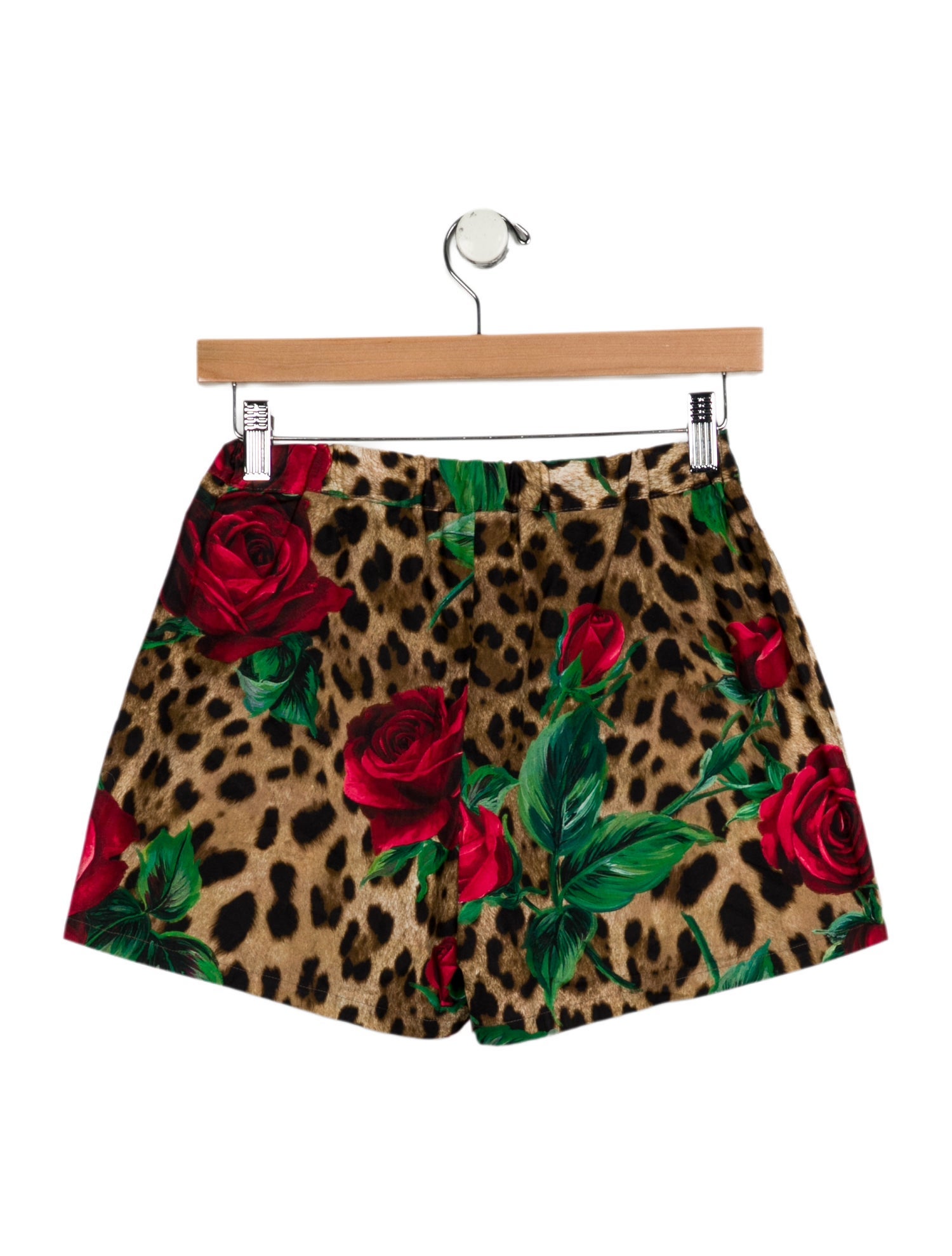 Dolce & Gabbana Girls' Casual Animal Print Shorts