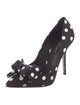 Dolce & Gabbana Polka Dot Print Bow Accents Pumps