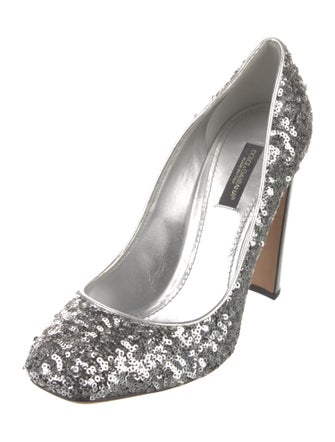Dolce & Gabbana Sequins Crystal Embellishments Pumps