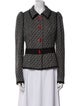 Dolce & Gabbana Wool Striped Evening Jacket