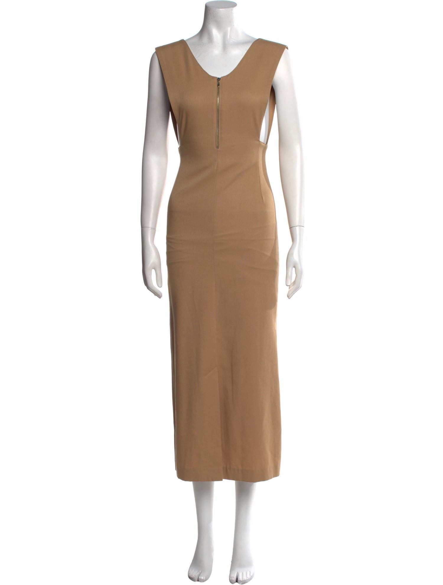 Dolce & Gabbana Scoop Neck Long Dress