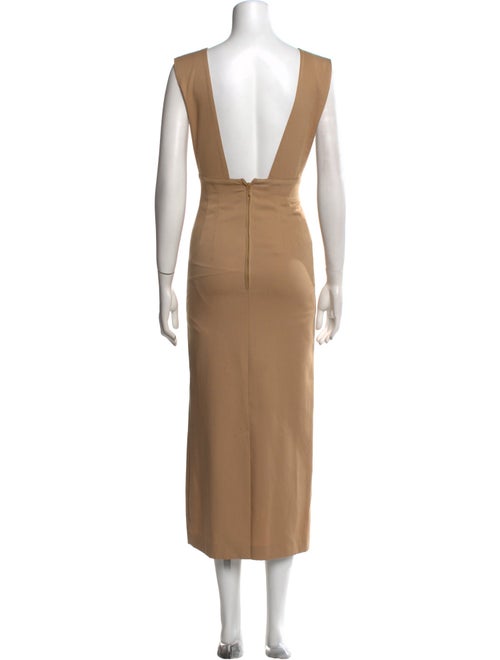 Dolce & Gabbana Scoop Neck Long Dress