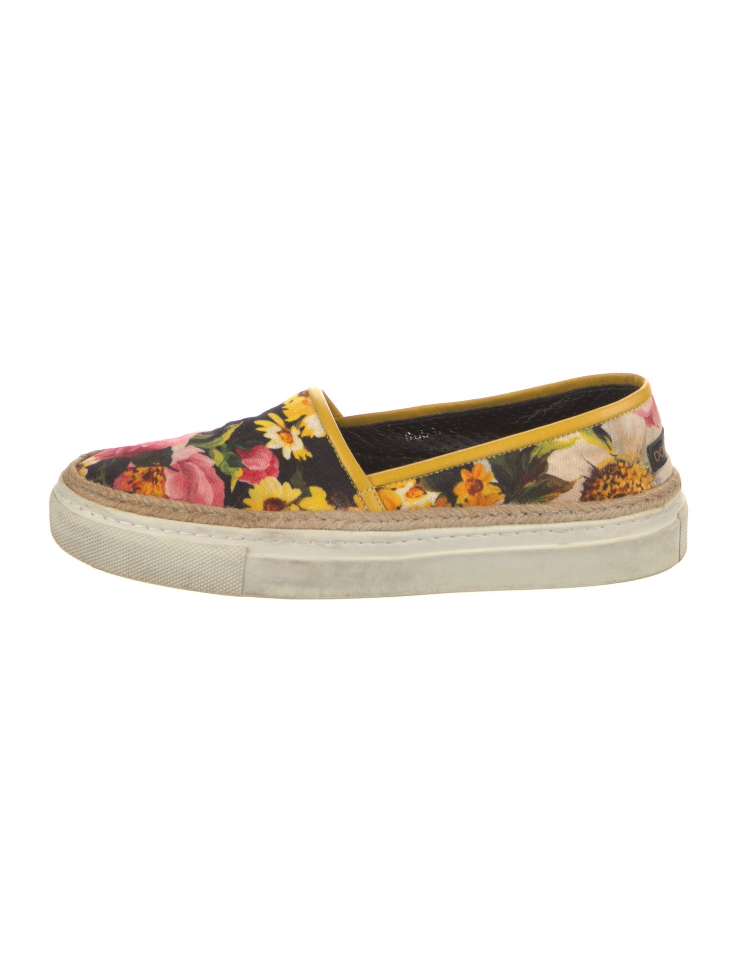 Dolce & Gabbana Canvas Printed Sneakers