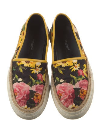 Dolce & Gabbana Canvas Printed Sneakers