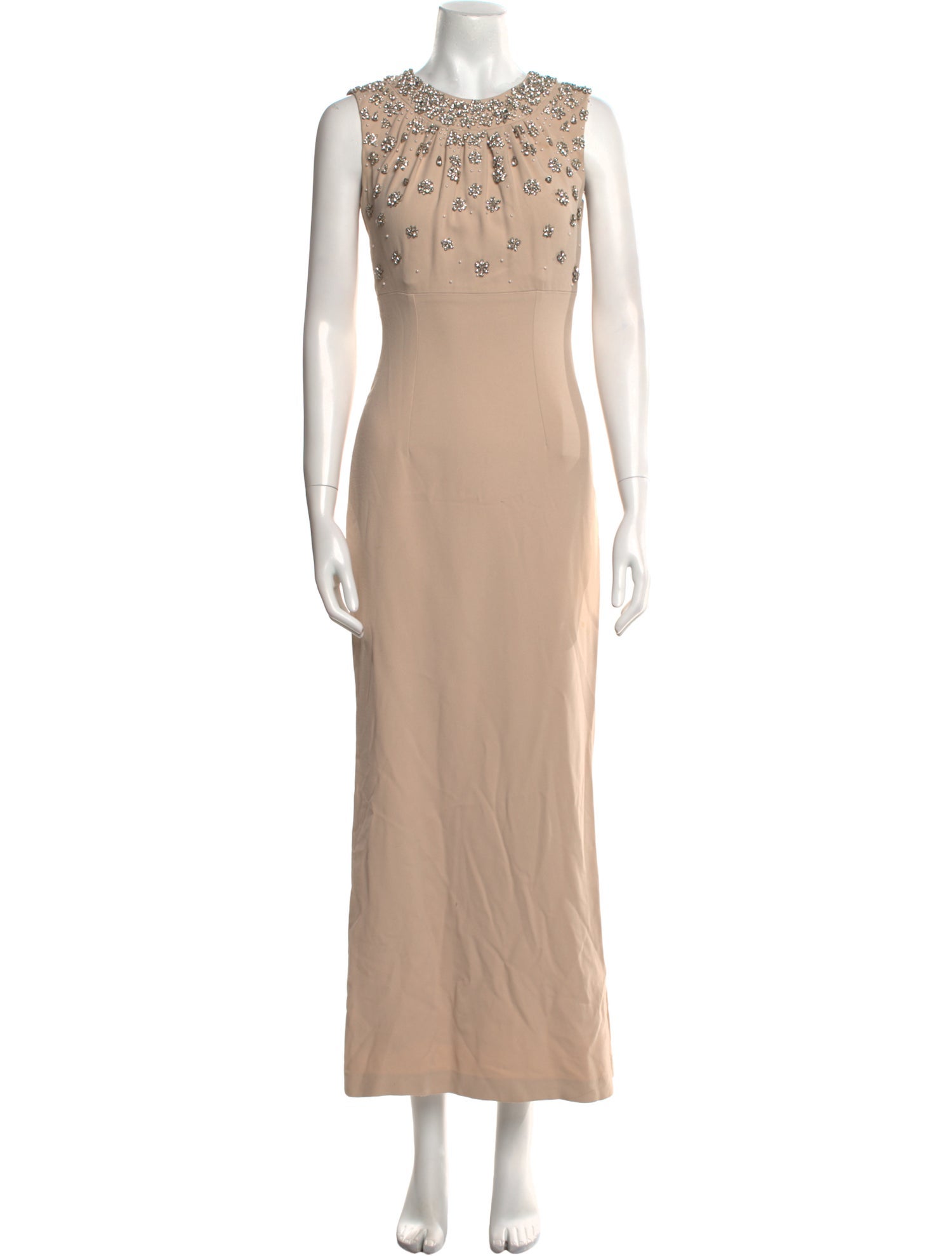 Dolce & Gabbana Crew Neck Long Dress