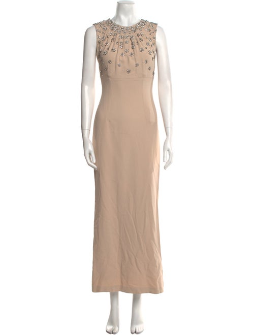 Dolce & Gabbana Crew Neck Long Dress