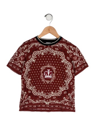Dolce & Gabbana Printed Short Sleeve T-Shirt
