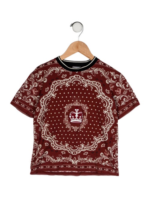 Dolce & Gabbana Printed Short Sleeve T-Shirt