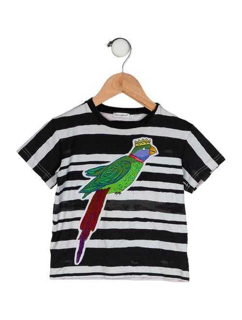 Dolce & Gabbana Toddler Girls' Patterned Short Sleeve Top