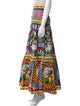 Dolce & Gabbana Printed Midi Length Skirt